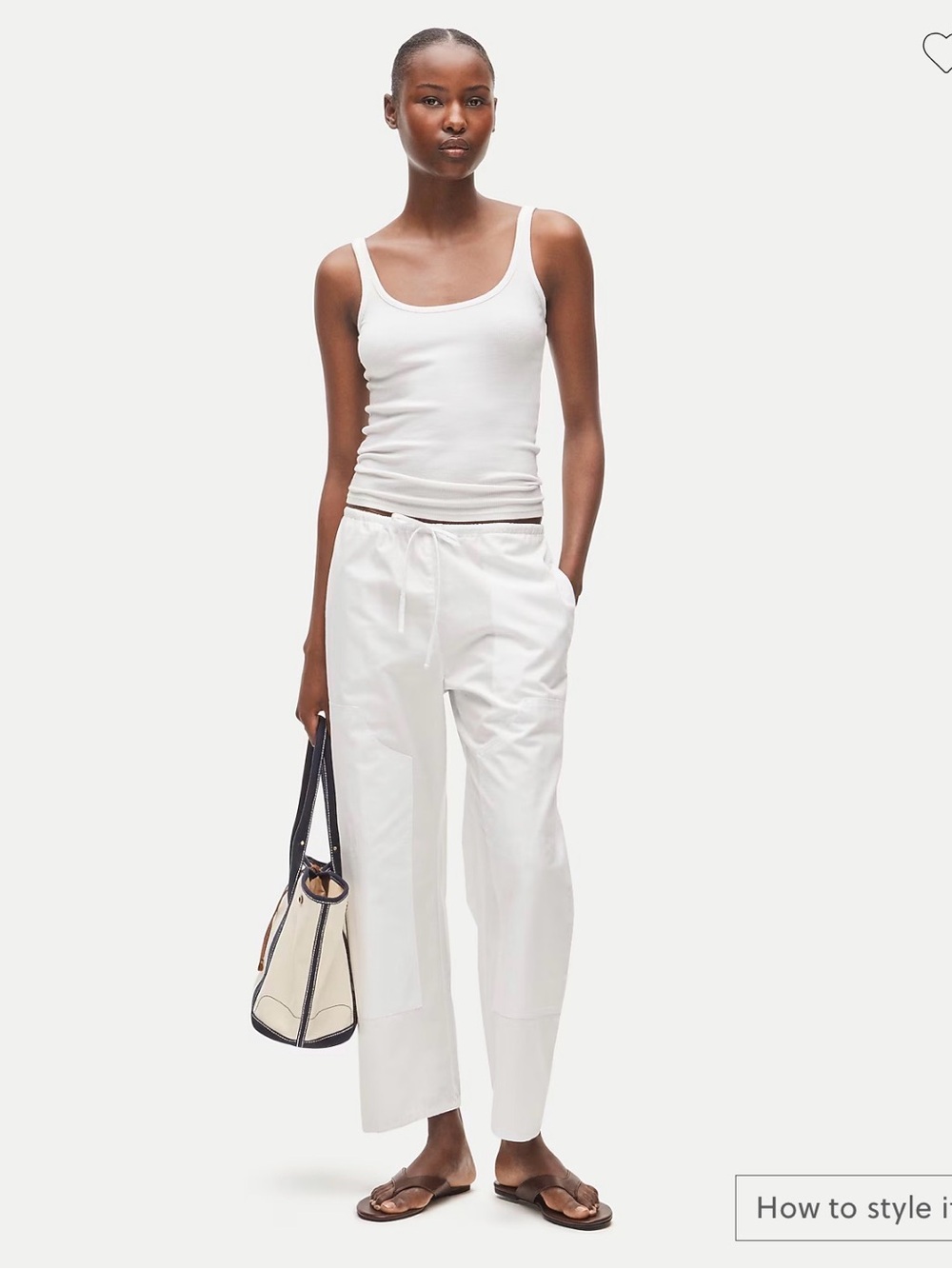J crew Luna pant in cotton poplin